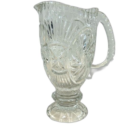 Vintage Cut Crystal Water Pitcher. Excellent Condition - Picture 3 of 12